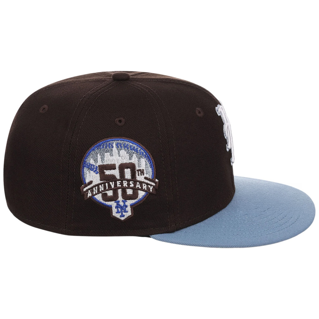 Lids Hat Drop Driftwood Fade Merch New York Mets New Era Snapback Hat NY Mets Merch Fan Gifts