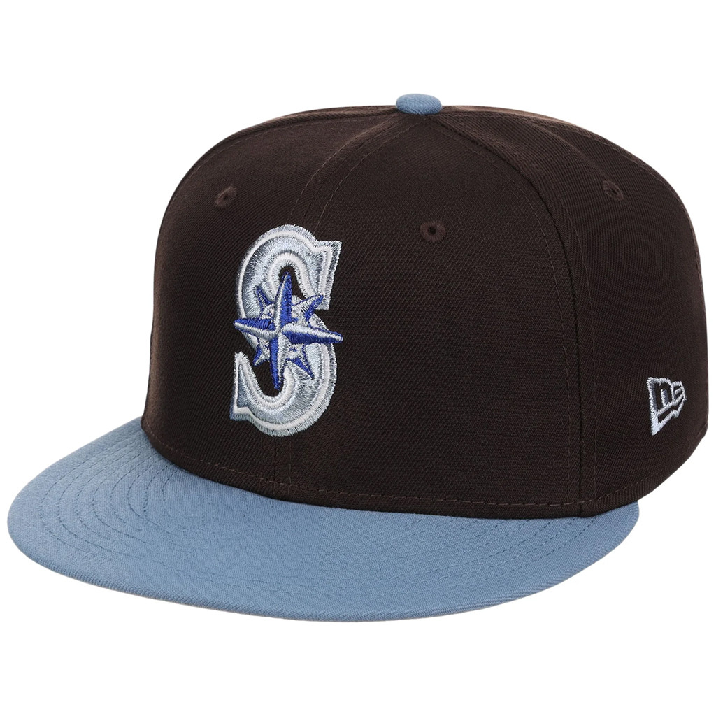 Lids Hat Drop Driftwood Fade Merch Seattle Mariners New Era Snapback Hat Embroidered Fan Gifts