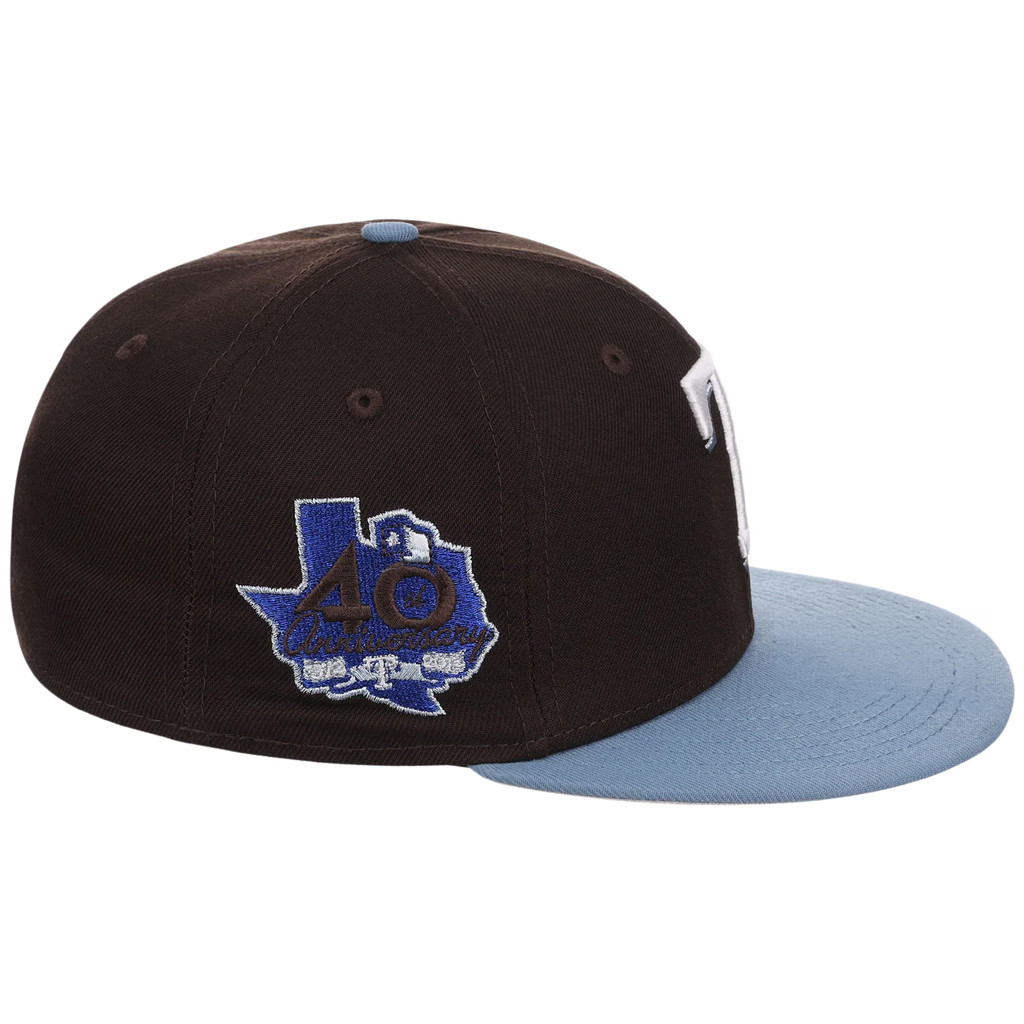 Lids Hat Drop Driftwood Fade Merch Texas Rangers New Era Snapback Hat Gift For Baseball Fans