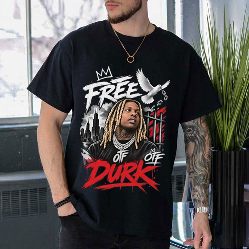 Lil Durk Free Durk T-Shirt 2026 Lil Durk Merch Gift For Rapper Fans Lil Durk Free Durk T-Shirt 2026 Lil Durk Merch Gift For Rapper Fans