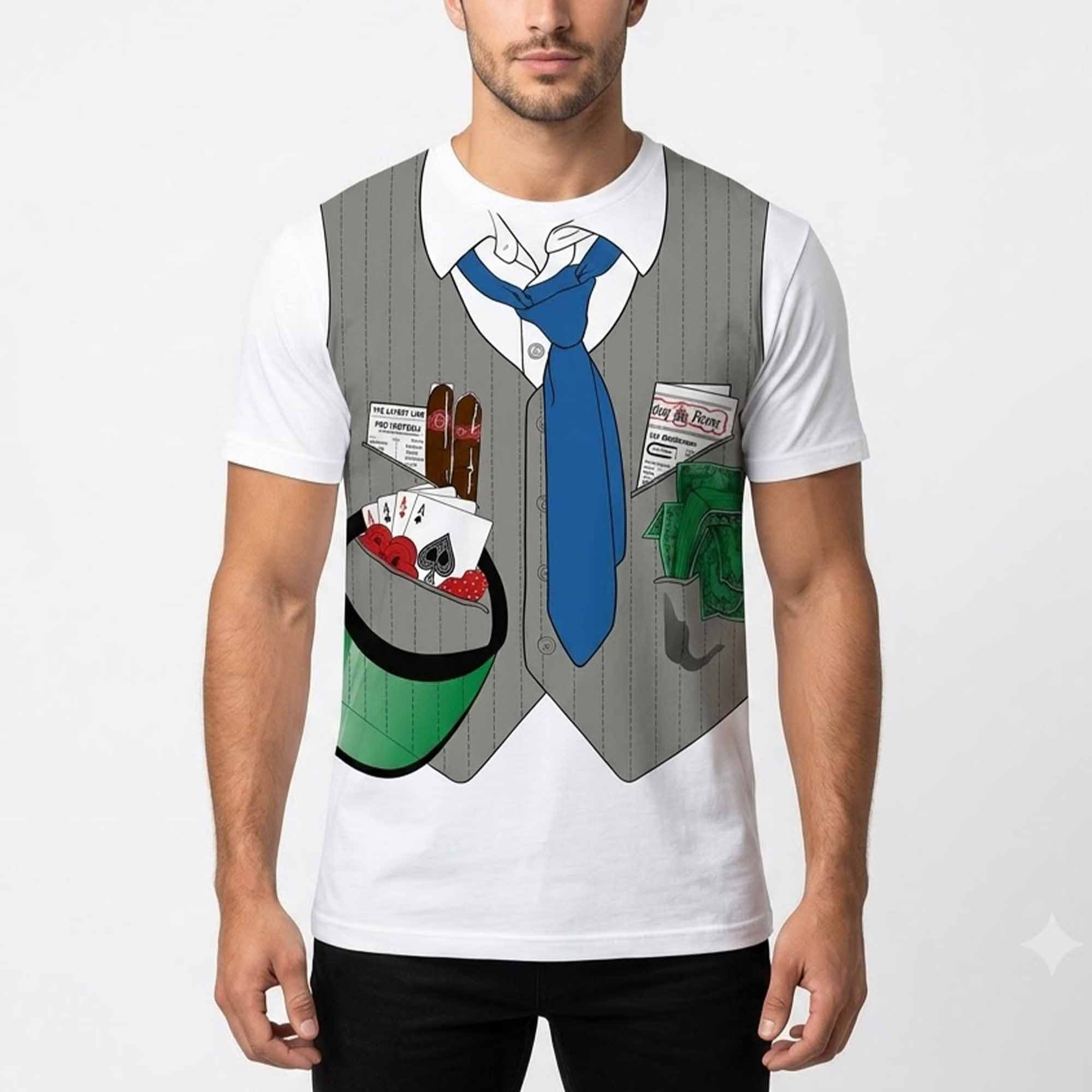 Lil Wayne Casino Gambler Cigar 2026 Tour Shirt