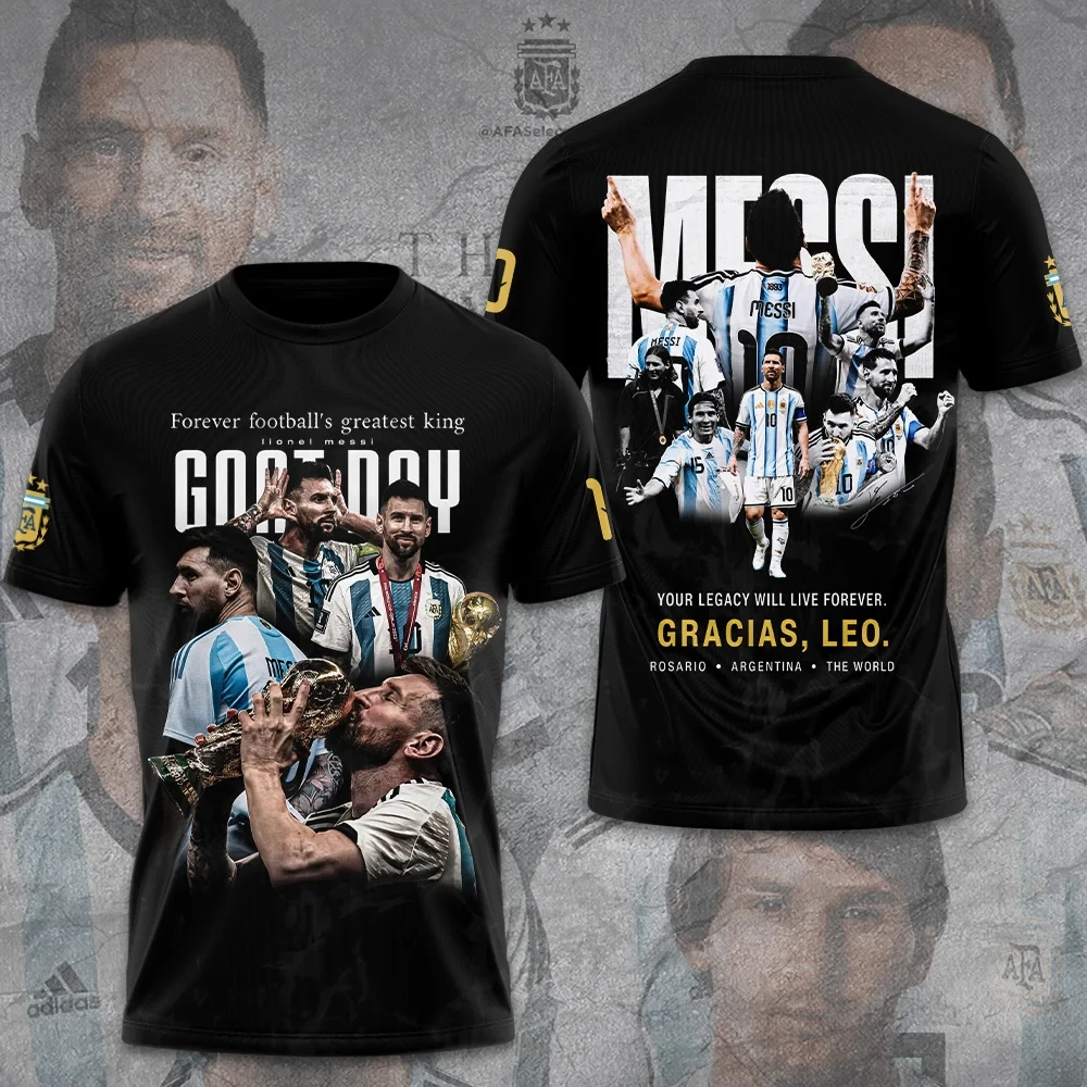 Lionel Messi x Argentina National Football Team Shirt Your Legacy Will Live Forever Messi Merch