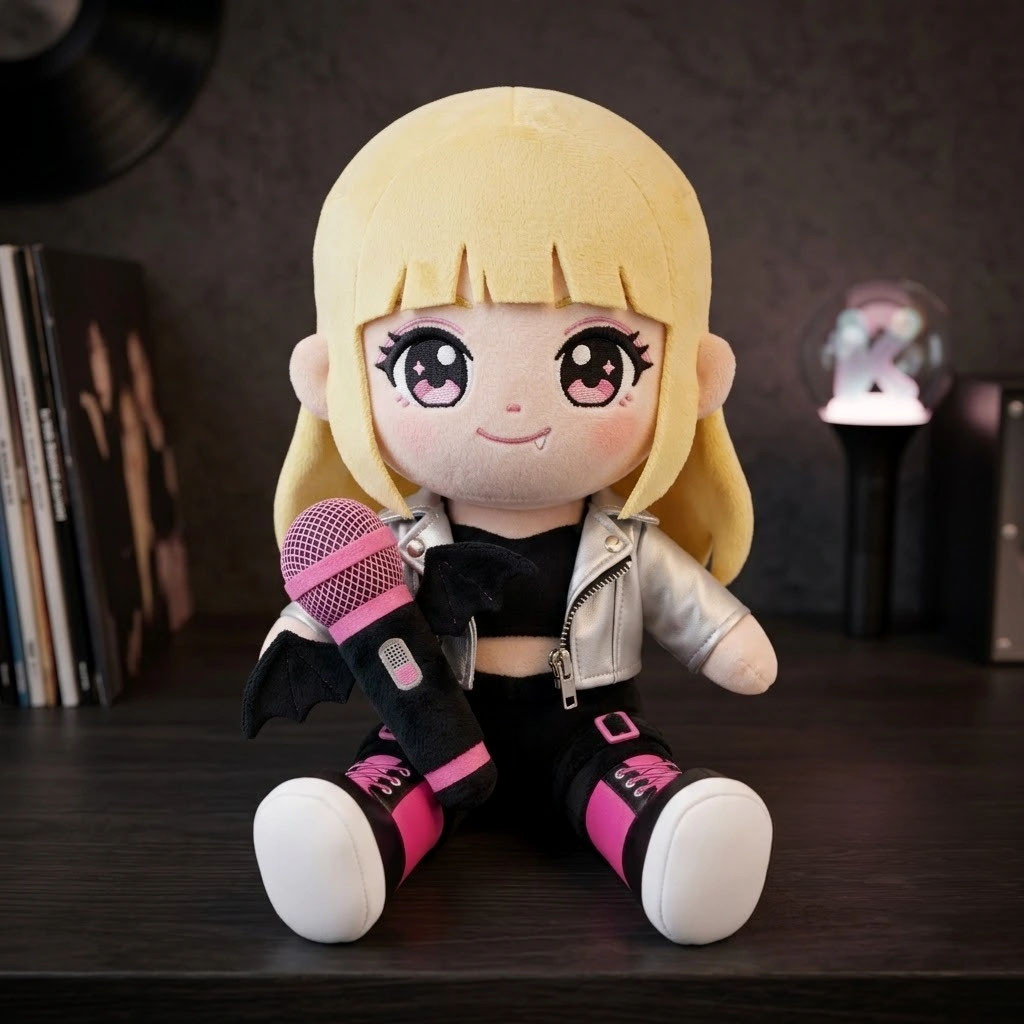 Lisa BLACKPINK Cyberpunk Vampire Halloween Plush Pillow BLACKPINK Merch Sofa Decor