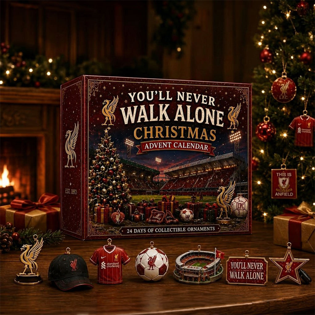 Liverpool FC Merch You'll Never Walk Alone 2026 Christmas Advent Calendar Xmas Tree Ornaments Liverpool FC Merch You'll Never Walk Alone 2026 Christmas Advent Calendar Xmas Tree Ornaments
