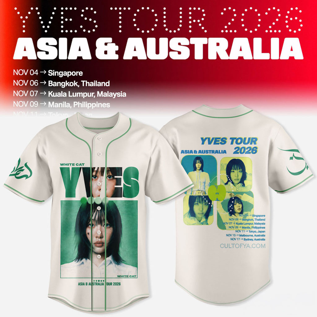 LOONA Yves Tour 2026 Album Asia And Australia Baseball Jersey Yves Merch Music Lovers Gifts