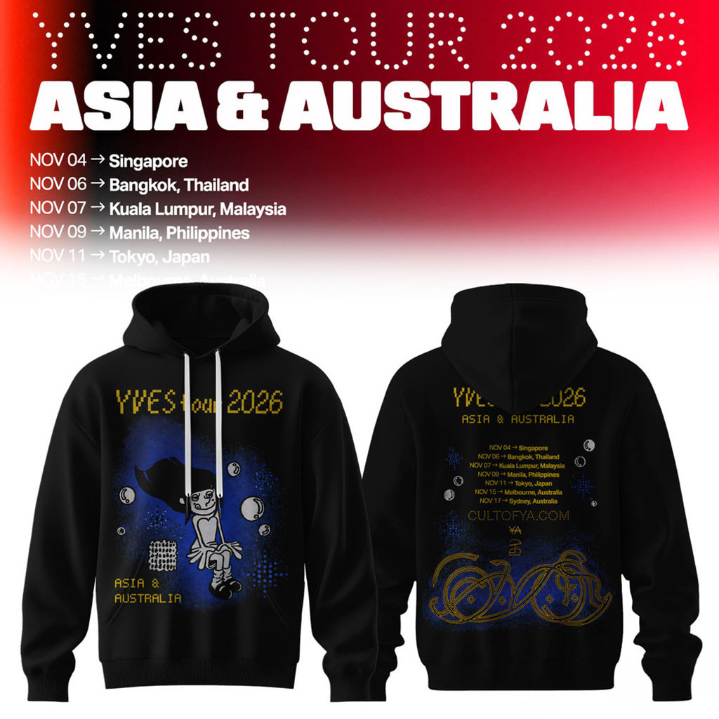 LOONA Yves Tour 2026 Asia And Australia Pixelated Character Hoodie Yves Merch Music Fan Gifts