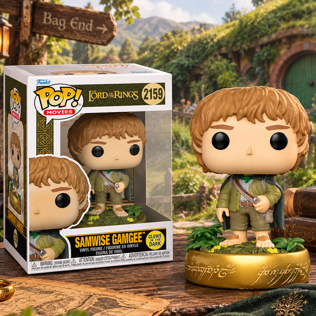 Lord Of The Rings Glows Samwise Gamgee Funko Pop LOTR Merch Gifts For Movie Fans