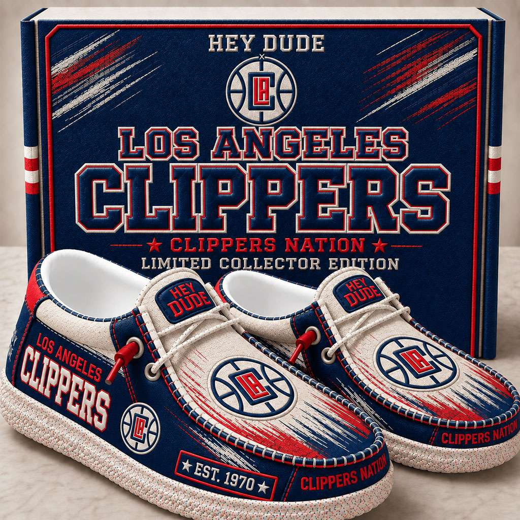 Los Angeles Clippers Merch Est 1970 Clippers Nation Slip-On Loafers Gifts For Fans Los Angeles Clippers Merch Est 1970 Clippers Nation Slip-On Loafers Gifts For Fans