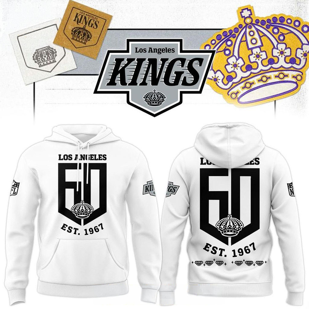 Los Angeles Kings 60th Anniversary 2026 Retro Night Hoodie LA Kings Merch Hockey Fan Gifts Los Angeles Kings 60th Anniversary 2026 Retro Night Hoodie LA Kings Merch Hockey Fan Gifts