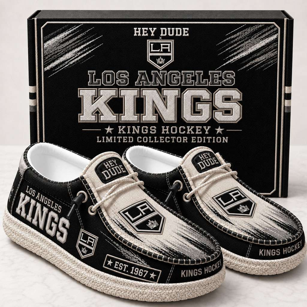 Los Angeles Kings Merch Est 1967 Kings Hockey Slip-On Loafers Gifts For Hockey Fans