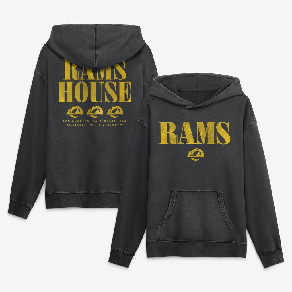 Los Angeles Rams Merch 2026 Black Los Angeles Rams Intense Rivalry Hoodie Best Football Gifts