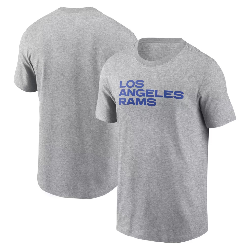 Los Angeles Rams Merch 2026 LA Rams Primetime Wordmark Essential T-Shirt Gift For Football Fans