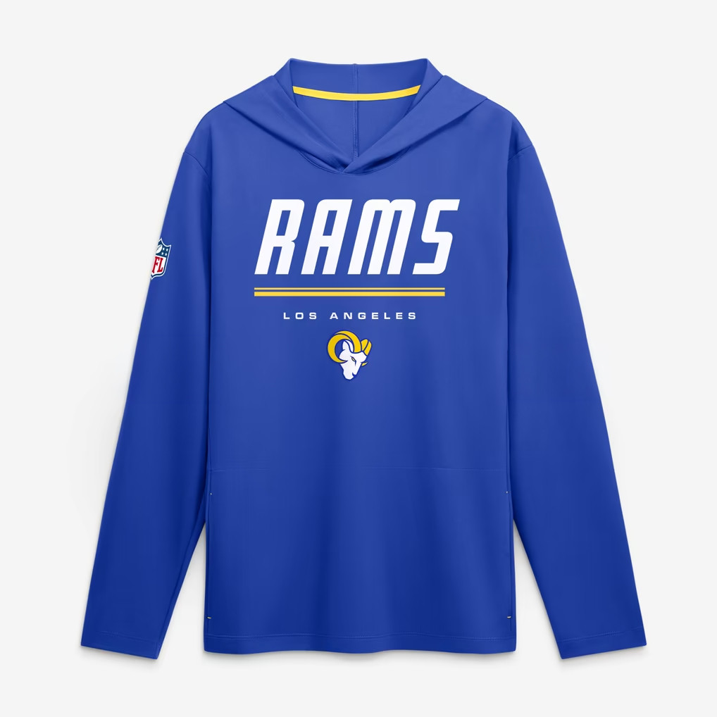 Los Angeles Rams Merch 2026 LA Rams Sideline Game On Hoodie Game Day Gift For Football Lover