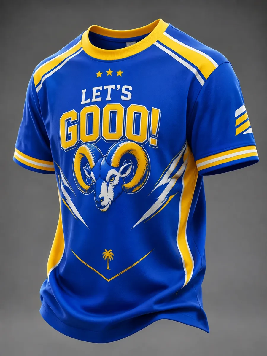 Los Angeles Rams Merch Game Day Let's Go Rams T-Shirt Los Angeles Football Outfit Fans Gifts Los Angeles Rams Merch Game Day Let's Go Rams T-Shirt Los Angeles Football Outfit Fans Gifts