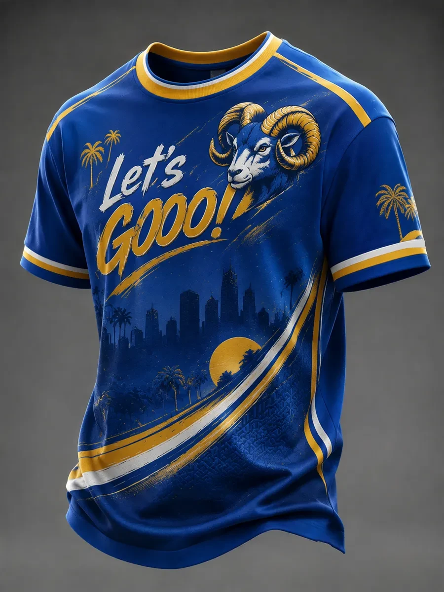 Los Angeles Rams Merch Let's Go Los Angeles Football T-Shirt Game Day Outfit Rams Fan Gifts Los Angeles Rams Merch Let's Go Los Angeles Football T-Shirt Game Day Outfit Rams Fan Gifts