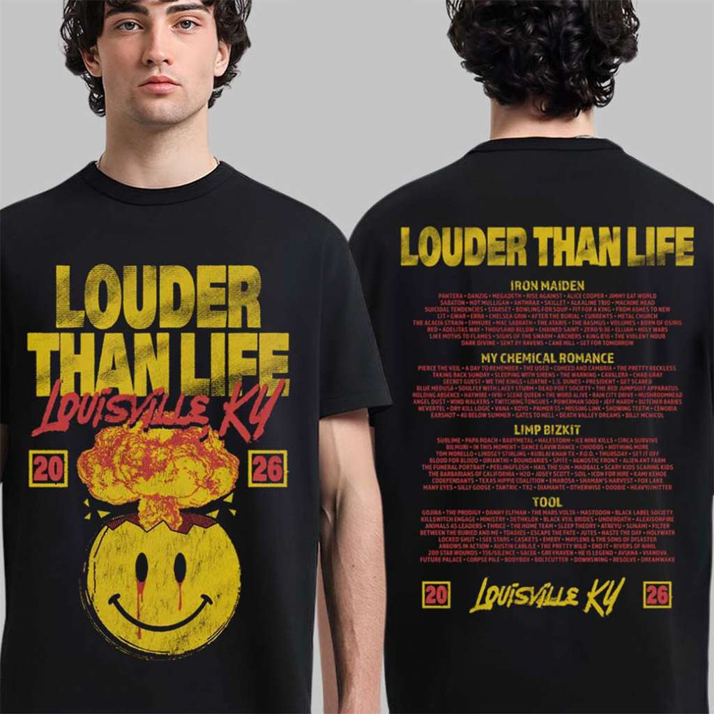 Louder Than Life 2026 Festival Louisville KY Killer Smile T-Shirt Louder Than Life Merch