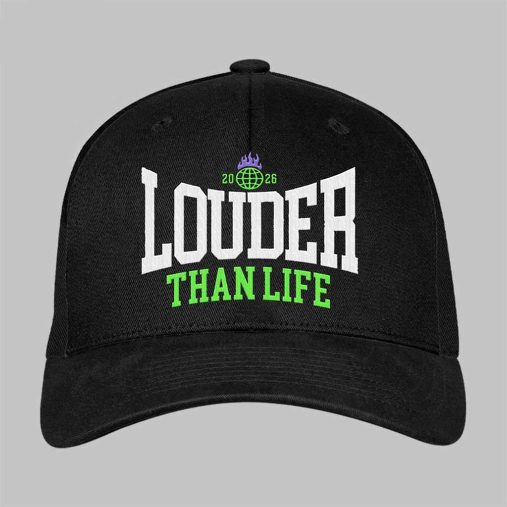 Louder Than Life 2026 Festival Louisville KY Knockout Hat Embroidered Louder Than Life Merch