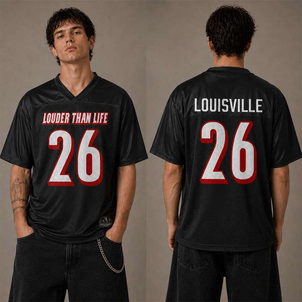 Louder Than Life 2026 Festival Louisville KY Louder Cardinals Football Jersey Louder Than Life Merch Louder Than Life 2026 Festival Louisville KY Louder Cardinals Football Jersey Louder Than Life Merch