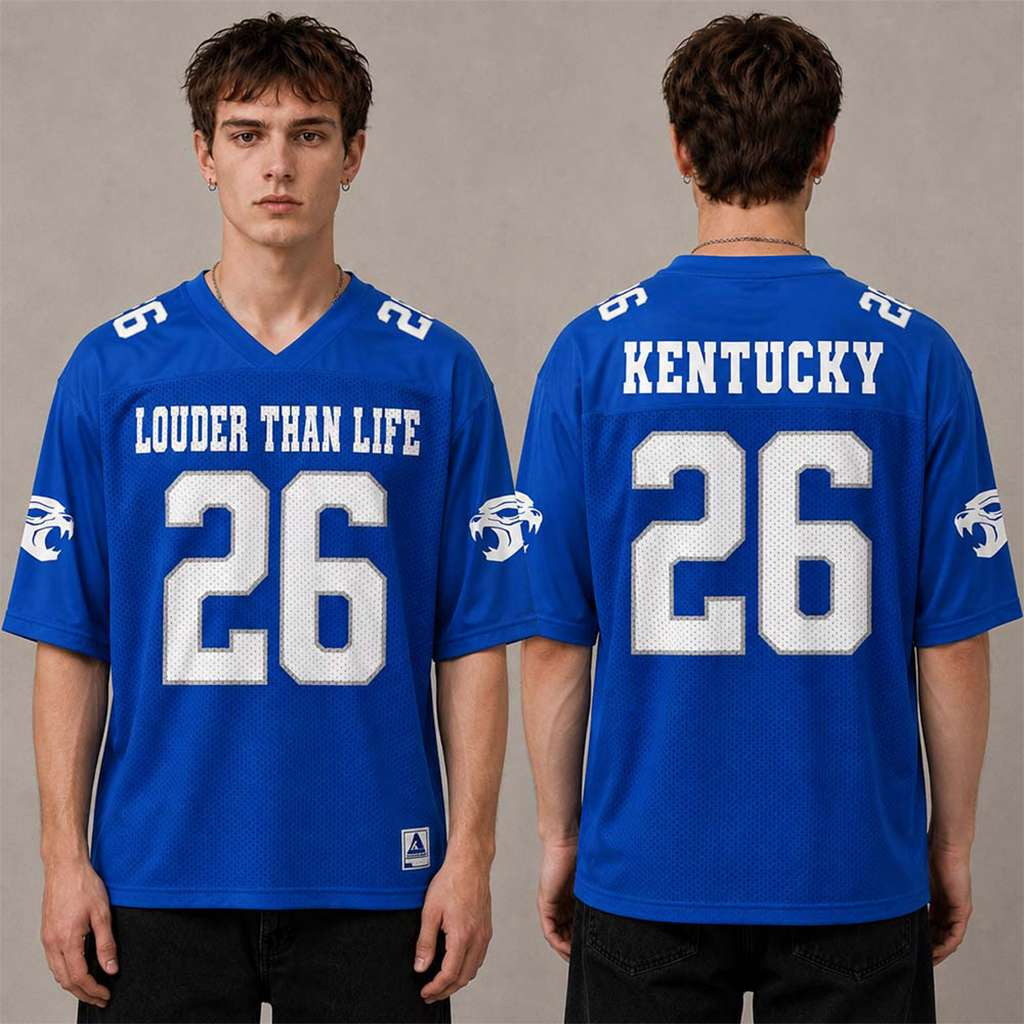 Louder Than Life 2026 Festival Louisville KY Louder Wildcats Football Jersey Louder Than Life Merch Louder Than Life 2026 Festival Louisville KY Louder Wildcats Football Jersey Louder Than Life Merch