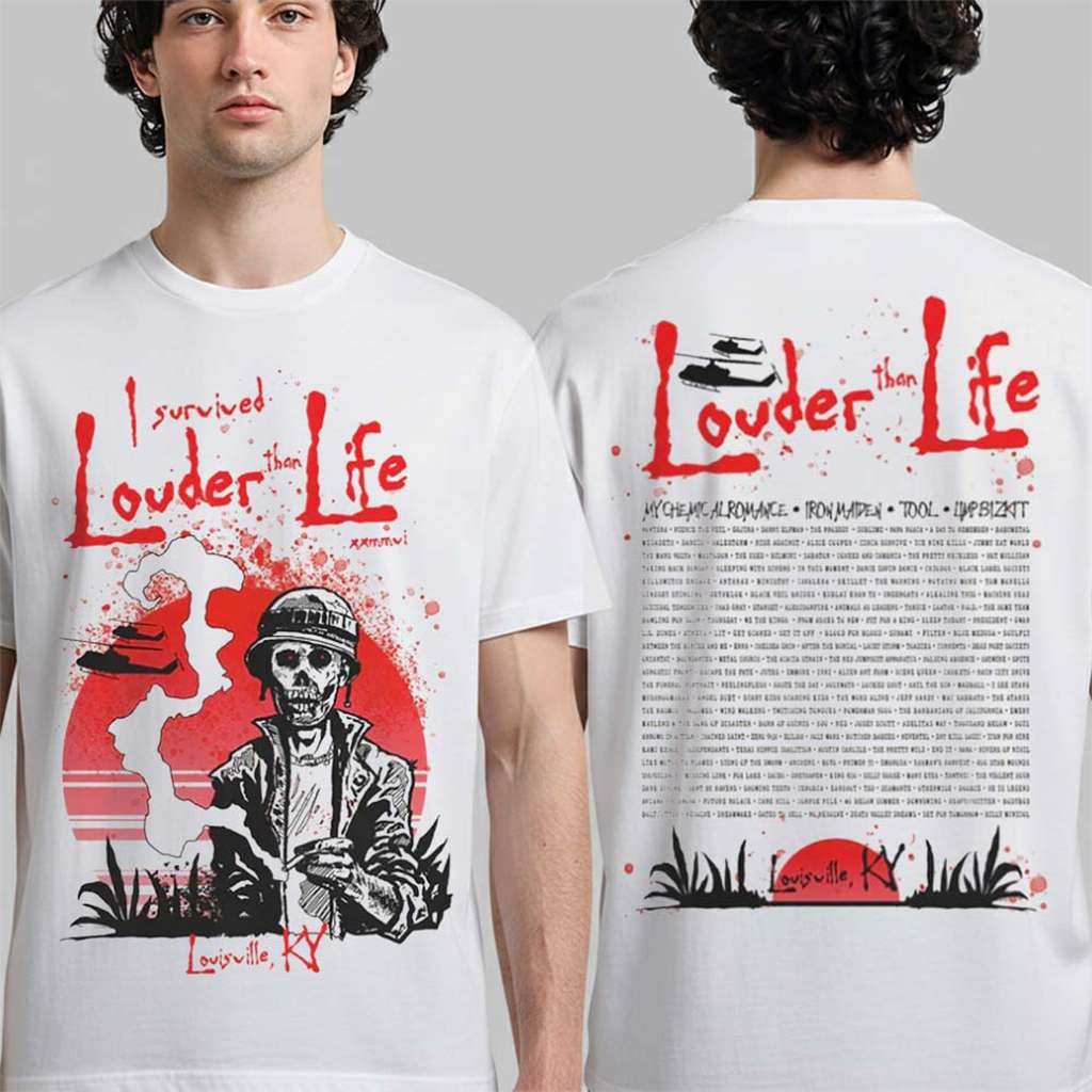 Louder Than Life 2026 Festival Louisville KY Smoke Break T-Shirt Louder Than Life Merch