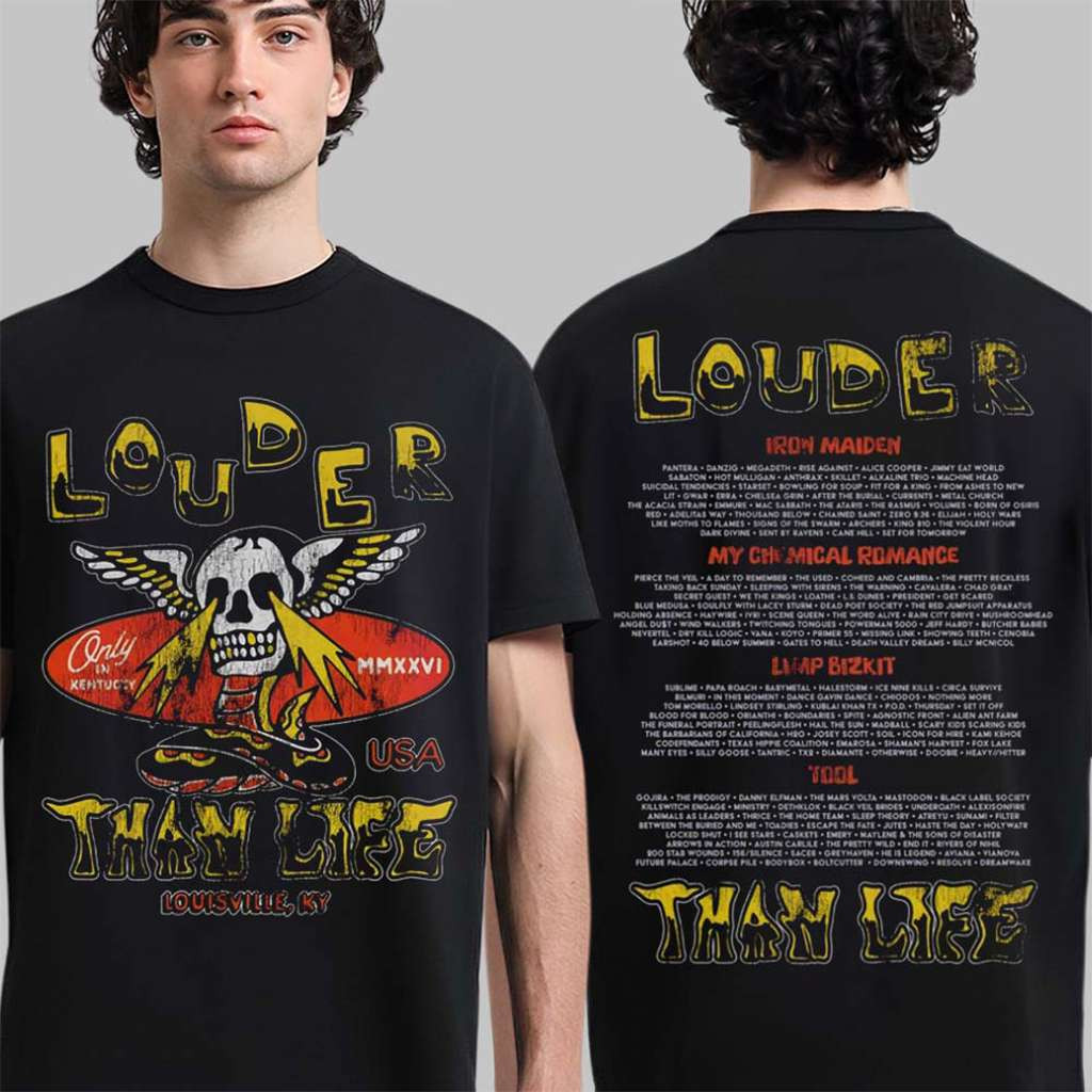 Louder Than Life 2026 Festival Louisville KY Snake Eyes T-Shirt Louder Than Life Merch