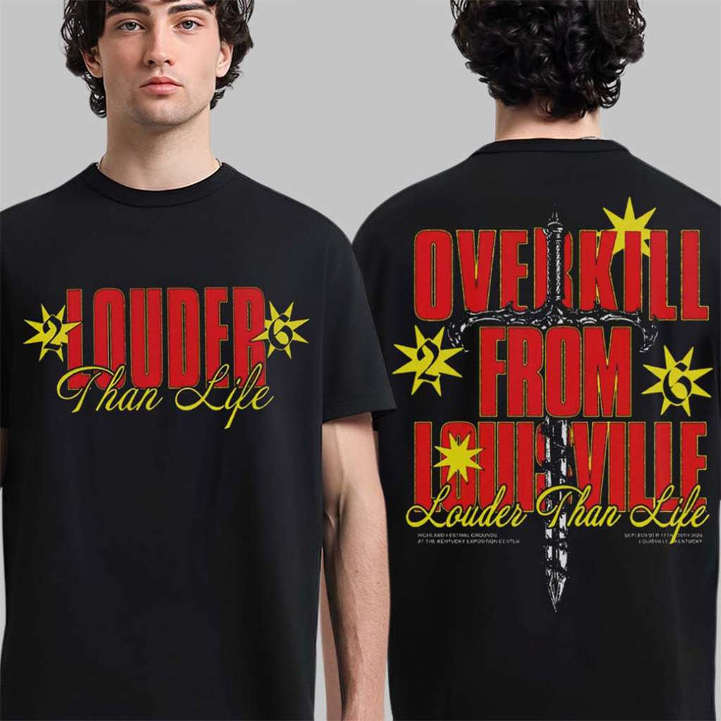 Louder Than Life 2026 Festival Merch Louisville KY Stars And Sword T-Shirt Louder Than Life Merch Louder Than Life 2026 Festival Merch Louisville KY Stars And Sword T-Shirt Louder Than Life Merch