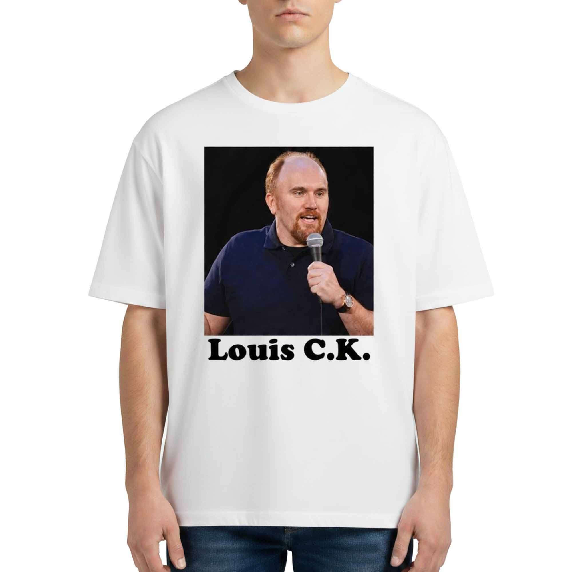 Louis CK Comedian Portrait Performing Comedy Stand Up Shirt Gifts For Fans