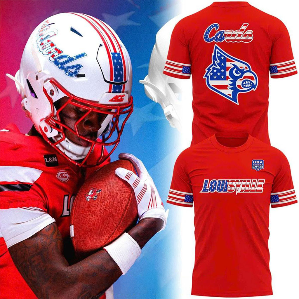 Louisville Cardinals Merch 2026 Military Night Salute To Service T-Shirt Gift For Football Fans Louisville Cardinals Merch 2026 Military Night Salute To Service T-Shirt Gift For Football Fans