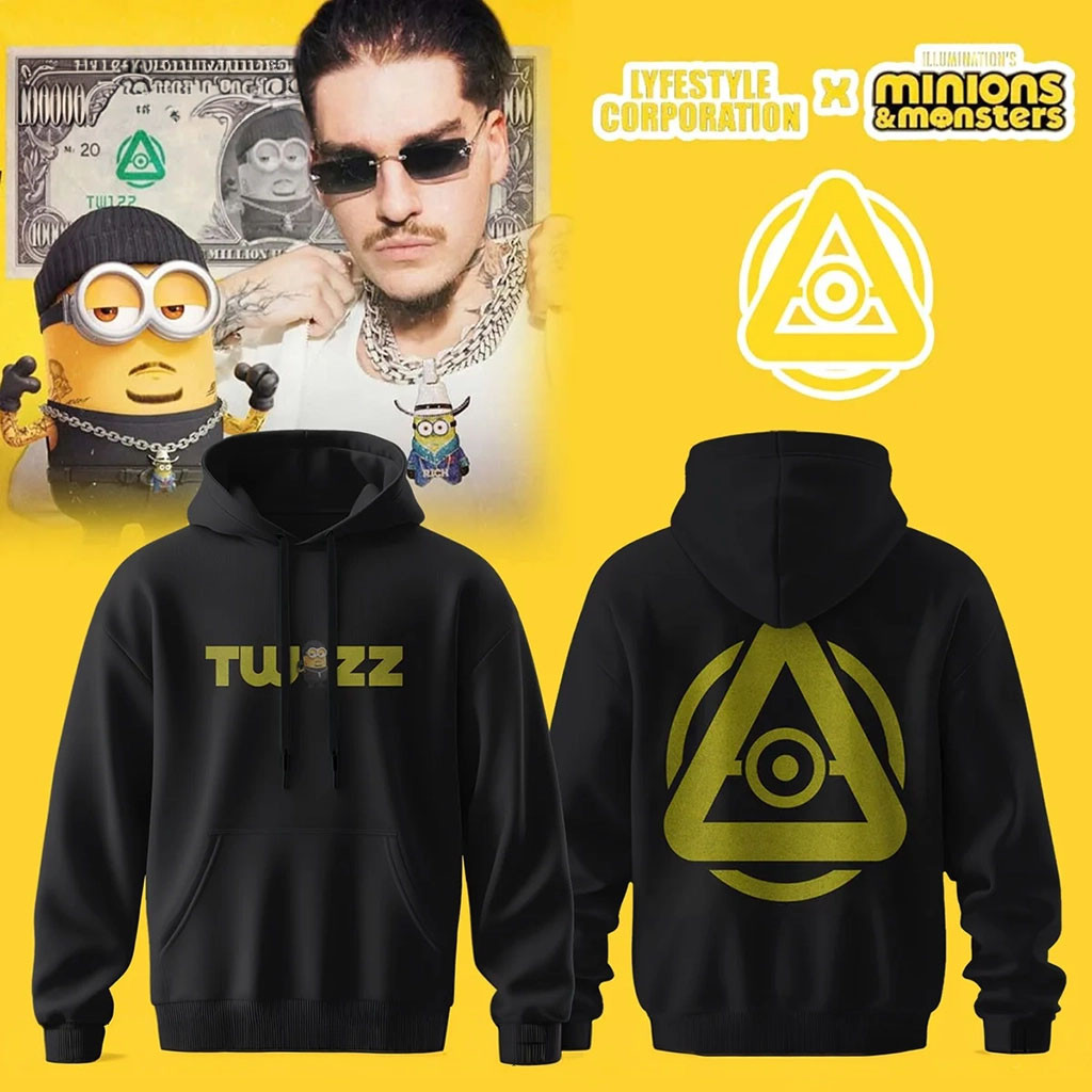 Luan Oliveira Merch Lyfestyle Corporation X Minions X Monsters Hoodie Best Gifts For Fans