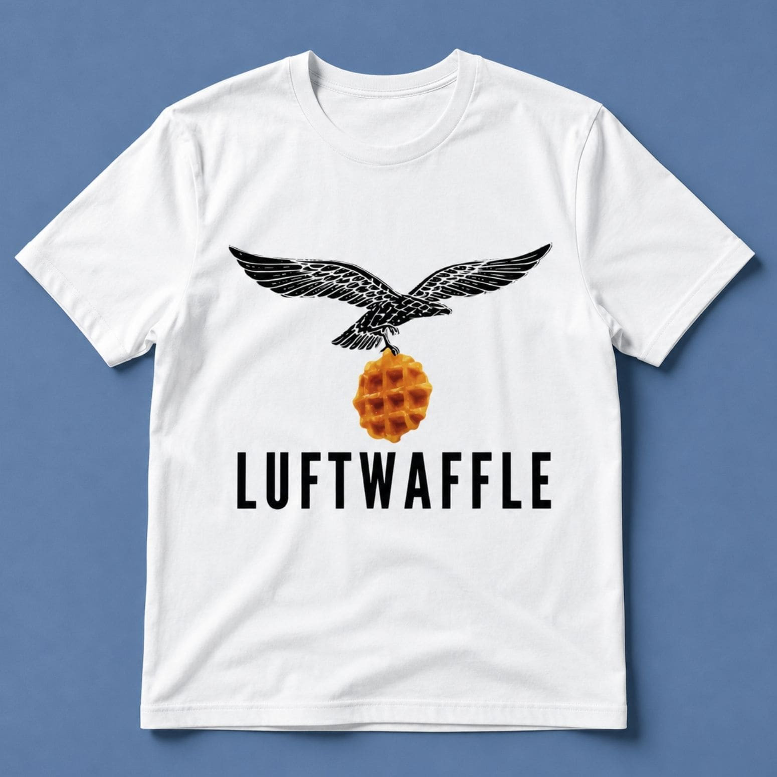 Luftwaffe Eagle Carrying A Waffle Shirt White Unique Gift For Friends
