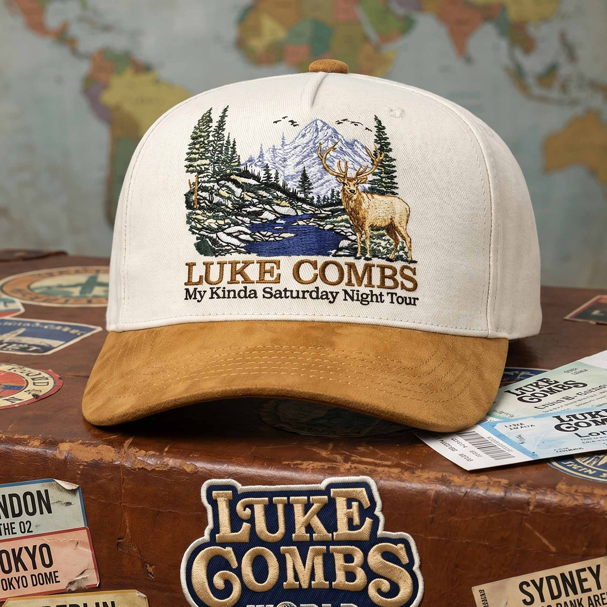 Luke Combs My Kinda Saturday Night Tour 2026 Hat Luke Combs My Kinda Saturday Night Tour 2026 Hat