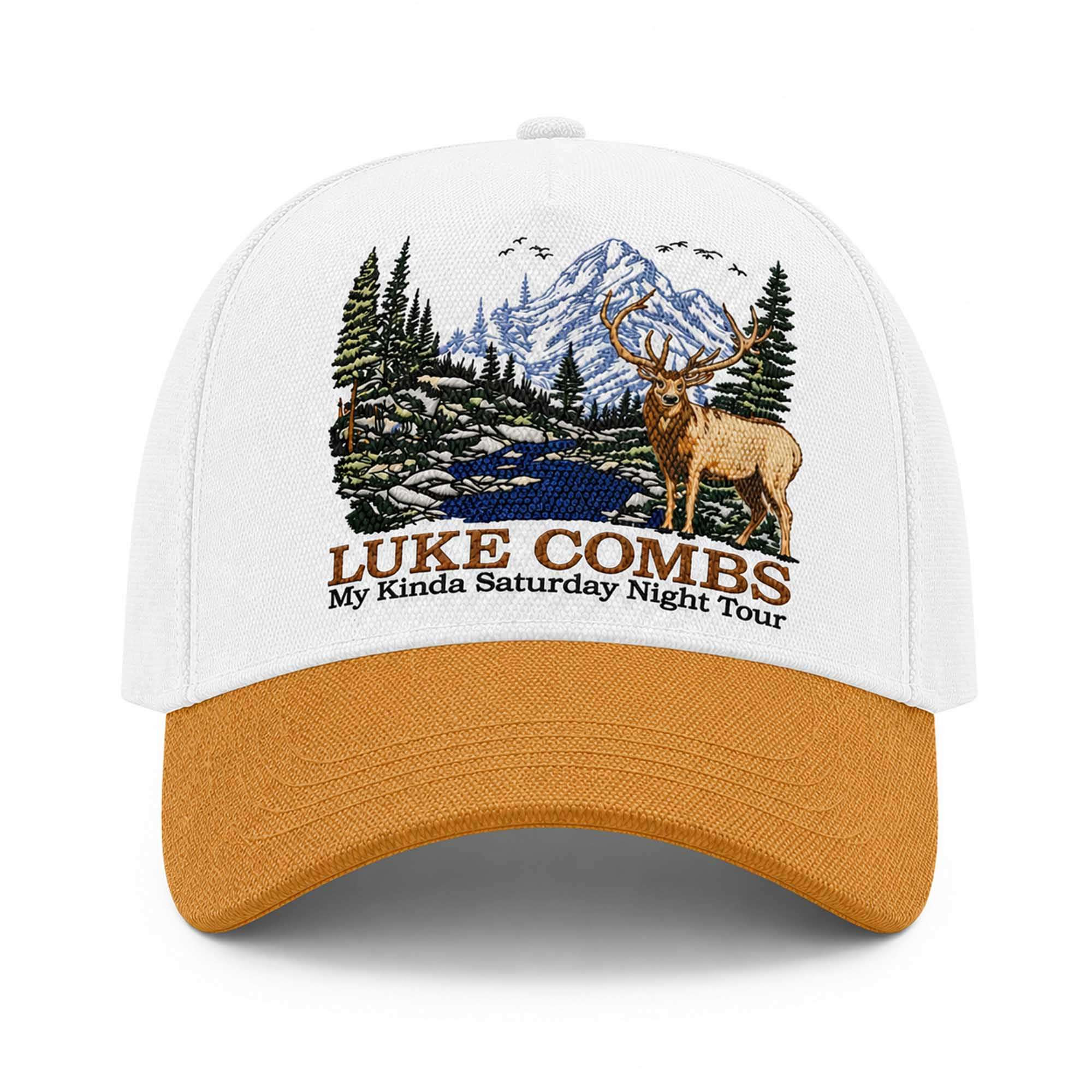 Luke Combs My Kinda Saturday Night Tour 2027 Hat Embroidered Luke Combs Merch Fans Gifts Luke Combs My Kinda Saturday Night Tour 2027 Hat Embroidered Luke Combs Merch Fans Gifts