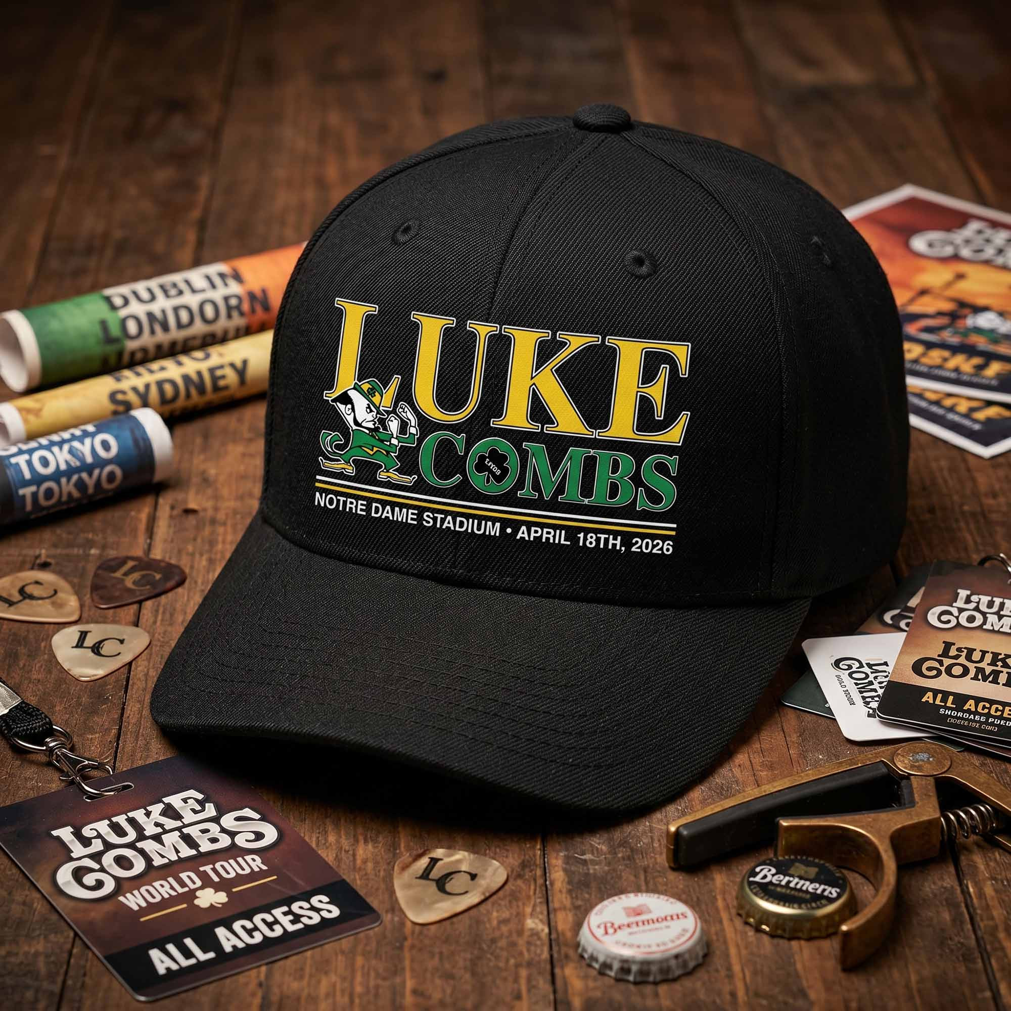 Luke Combs Notre Dame Stadium World Tour Hat 2026