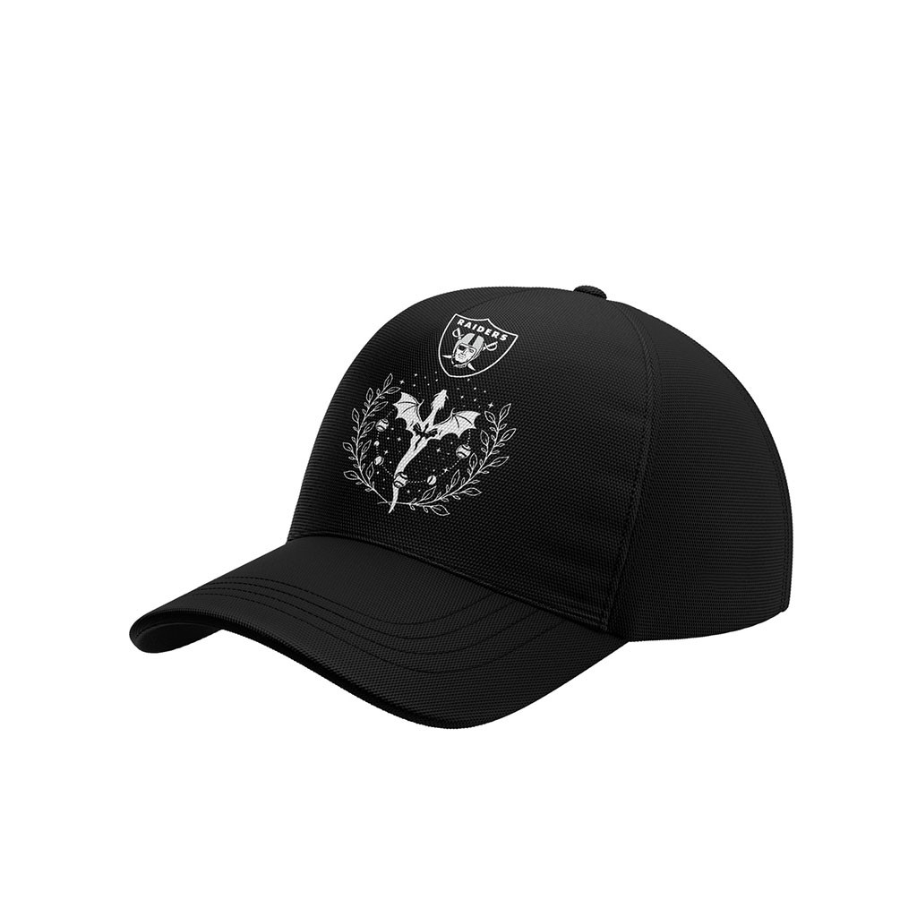 LV Raiders Dragon Wing Fantasy Night 2026 Hat Black Raiders Merch Present For Football Fans