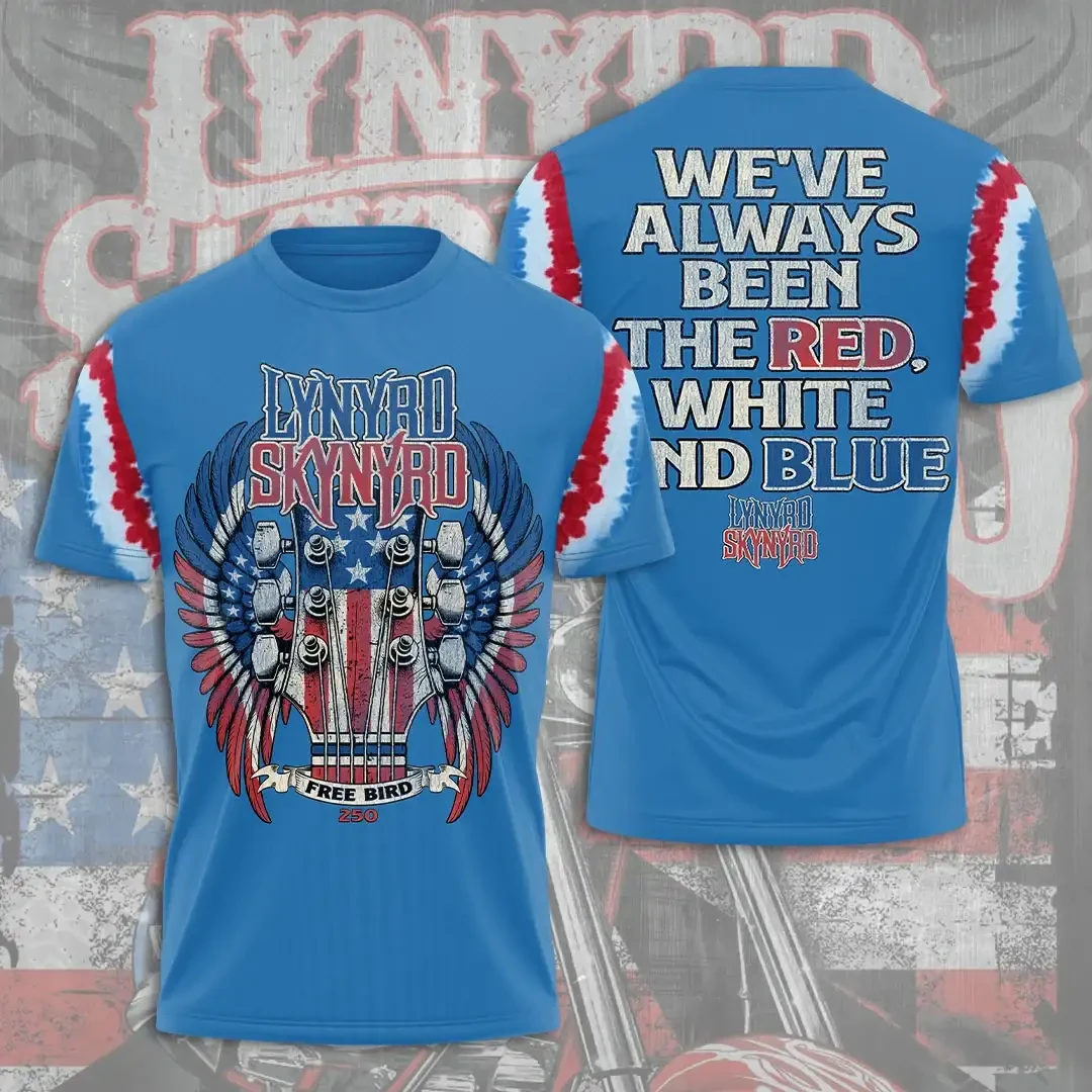 Lynyrd Skynyrd We've Always Been The Red White And Blue T-Shirt Lynyrd Skynyrd Merch Fan Gifts