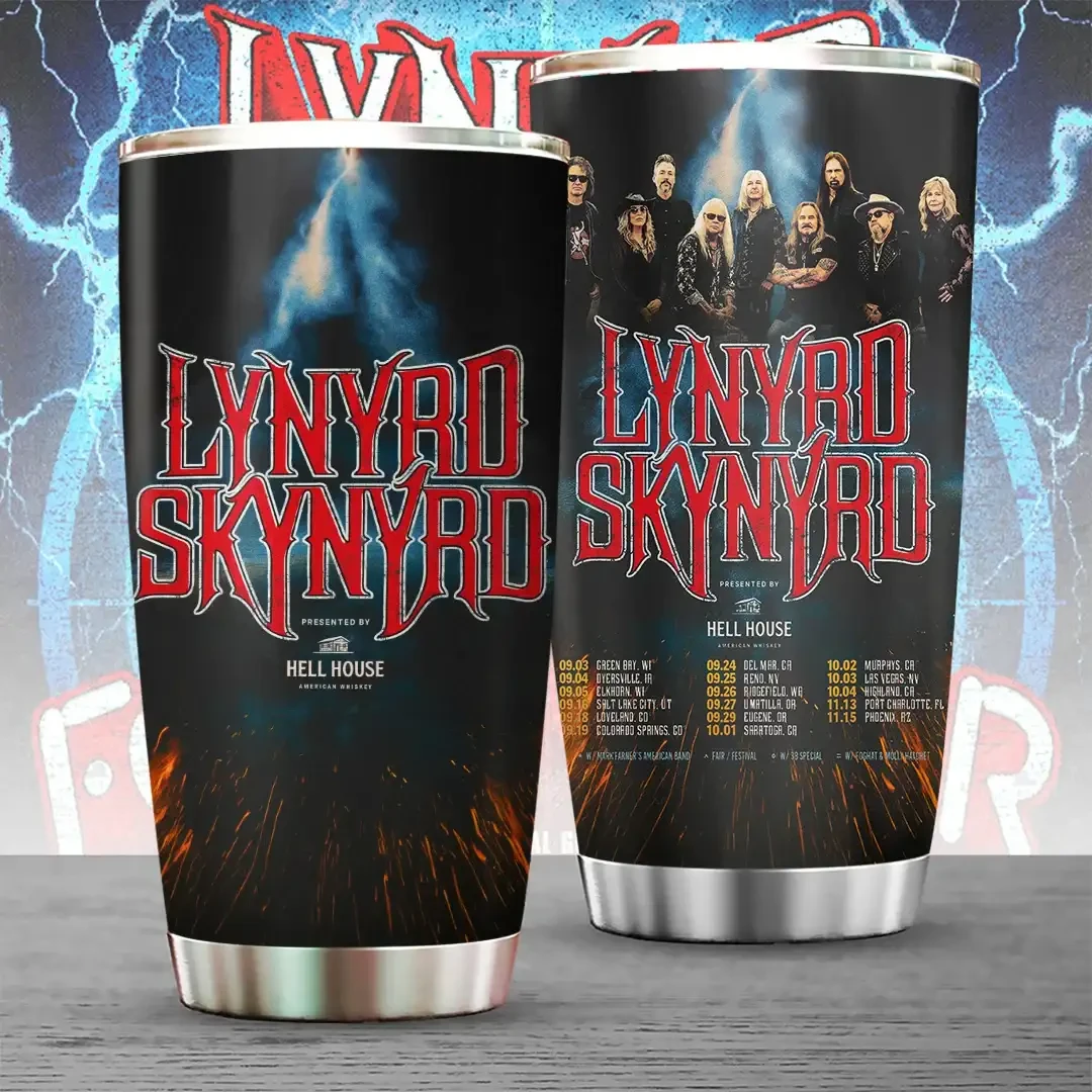 Lynyrd Skynyrd World Tour 2026 Tumbler Lynyrd Skynyrd Merch Best Gifts For Rock Fans Lynyrd Skynyrd World Tour 2026 Tumbler Lynyrd Skynyrd Merch Best Gifts For Rock Fans
