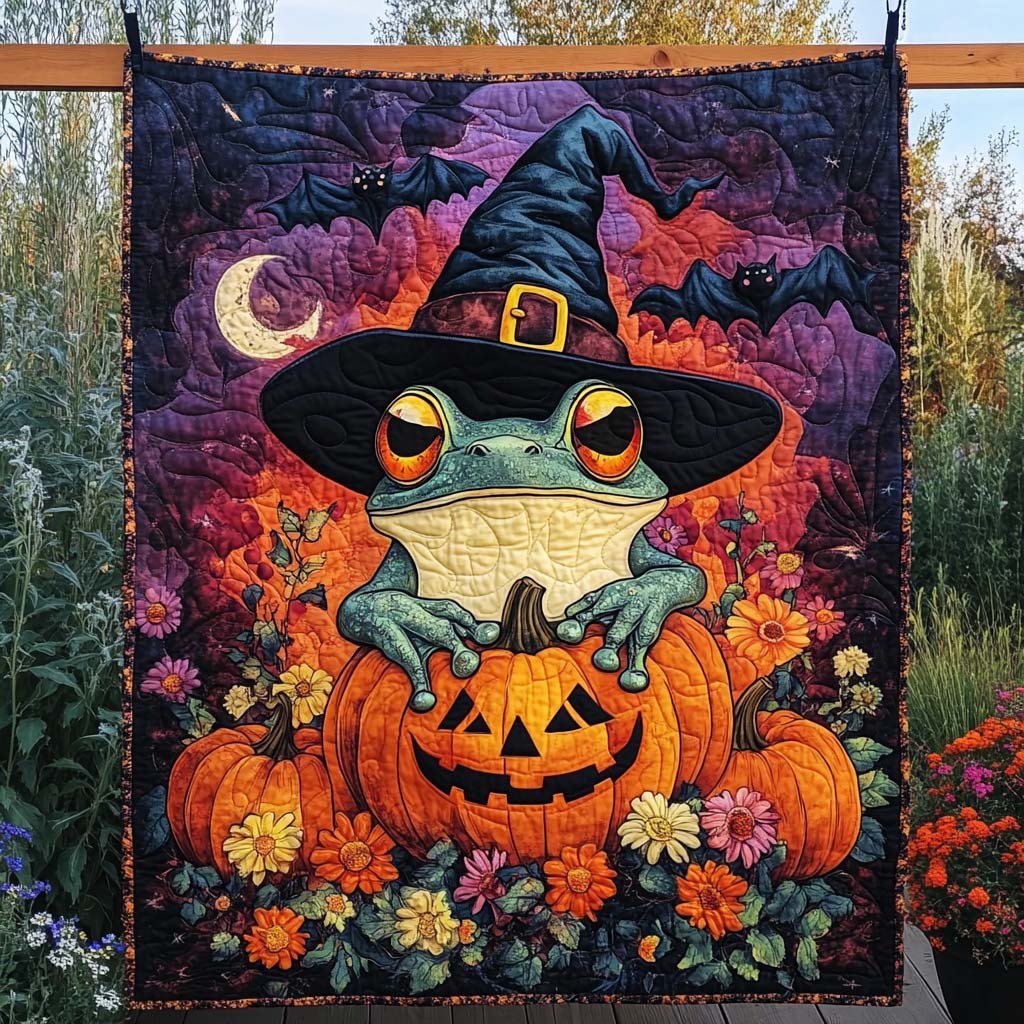 Magic Moon Quilted Blanket Most Comfy Blanket Spooky Gifts For Her