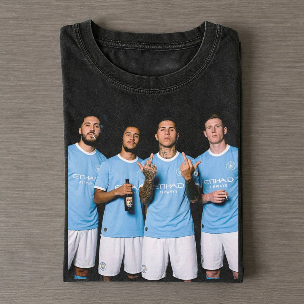 Man City New Player For New Season 2026 Wash T-Shirt Manchester City FC Merch Gifts For Fan Man City New Player For New Season 2026 Wash T-Shirt Manchester City FC Merch Gifts For Fan