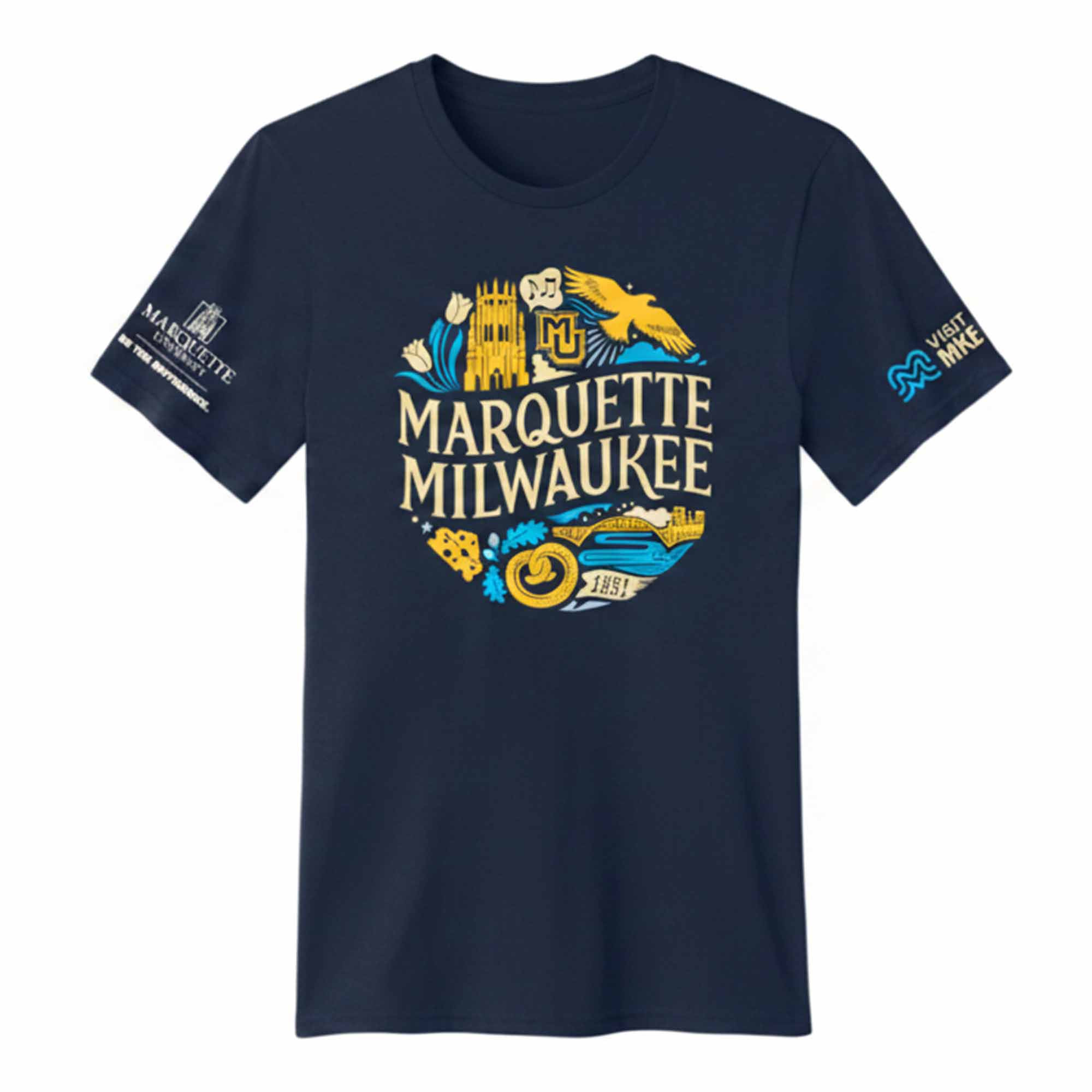 Marquette x Visit Milwaukee T-shirt