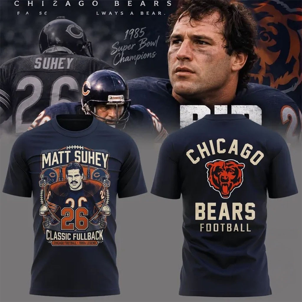Matt Suhey Chicago Bears Always and Forever Thank You For Your Memories Shirt Bears Merchandise