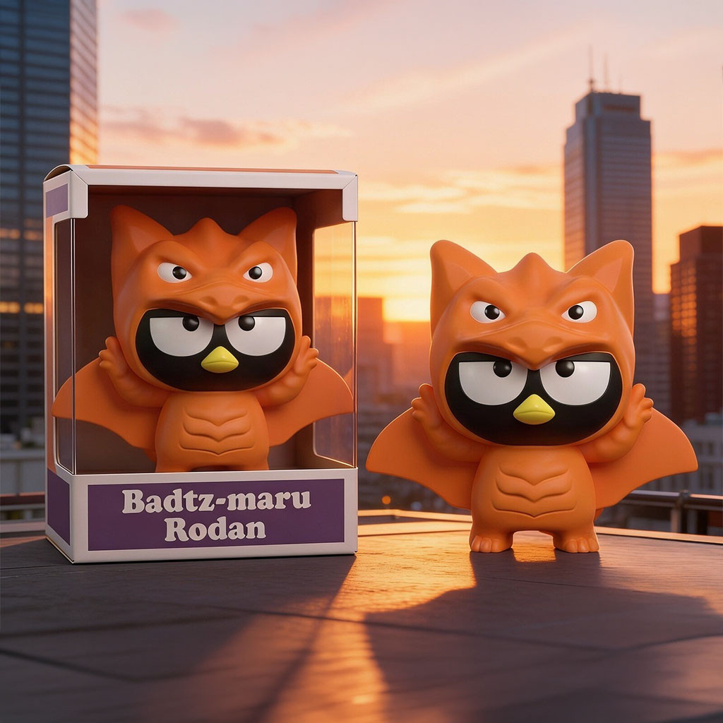 McDonald's X Hello Kitty Badtz-Maru X Rodan Funko Pop Figure Collectible Crossover Fan Gift