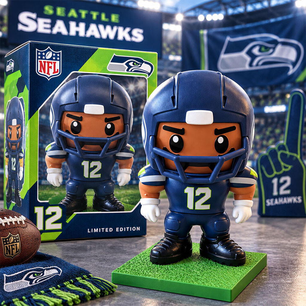 McDonald's X Seahawks #12 Fan Funko Pop Seattle Seahawks Merch Football Related Gifts McDonald's X Seahawks #12 Fan Funko Pop Seattle Seahawks Merch Football Related Gifts