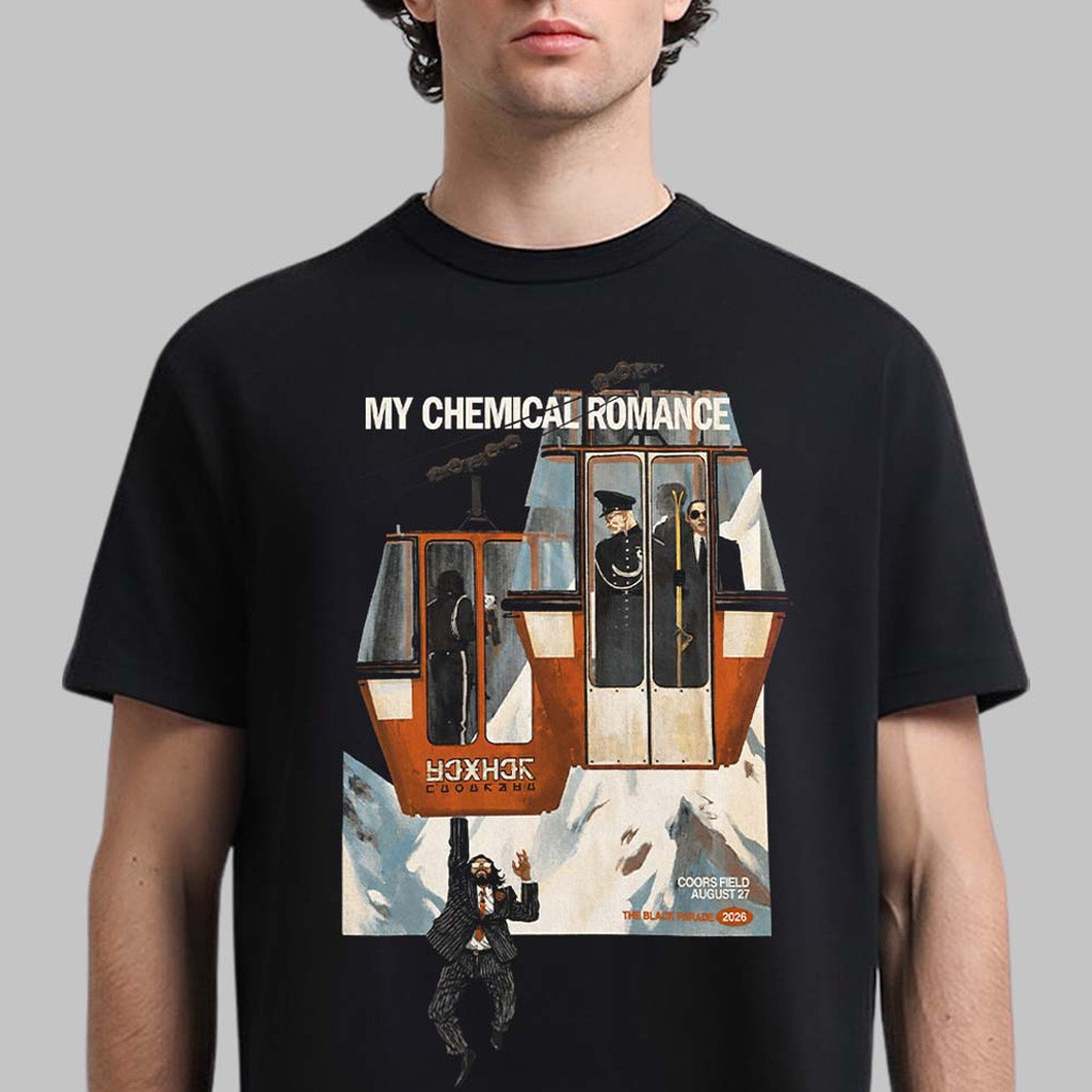MCR Denver Merch 2026 My Chemical Romance Denver CO City T-Shirt The Black Parade Tour Merch MCR Denver Merch 2026 My Chemical Romance Denver CO City T-Shirt The Black Parade Tour Merch