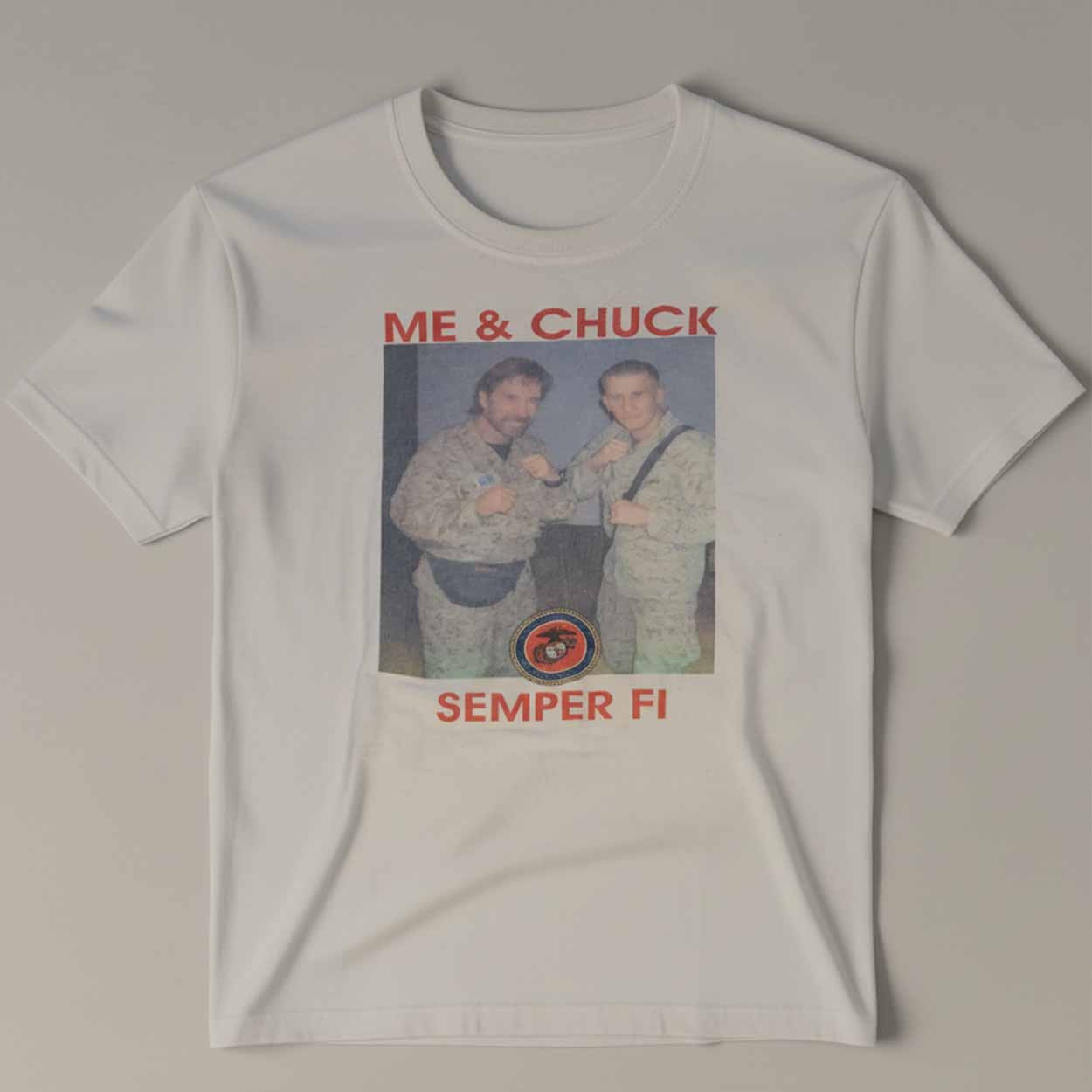 Me And Chuck Semper Fi Shirt