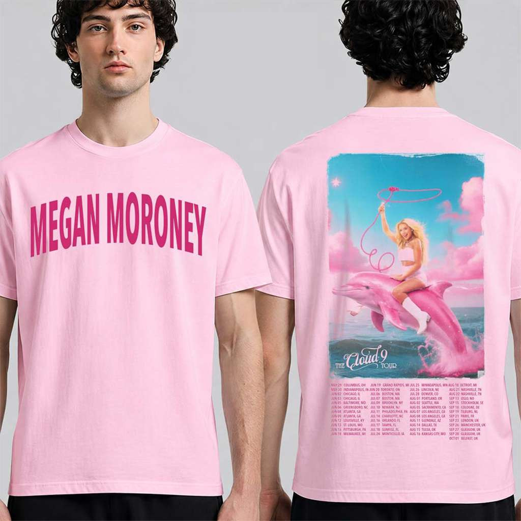 Megan Moroney The Cloud 9 Tour Boys Lie Pink T-Shirt Megan Moroney Merch Gifts For Fans