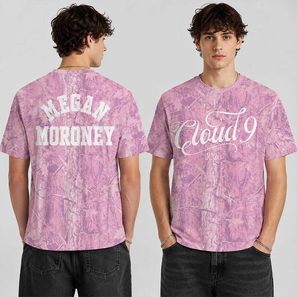 Megan Moroney The Cloud 9 Tour Pink Camo T-Shirt Megan Moroney Merch Gift For Fan