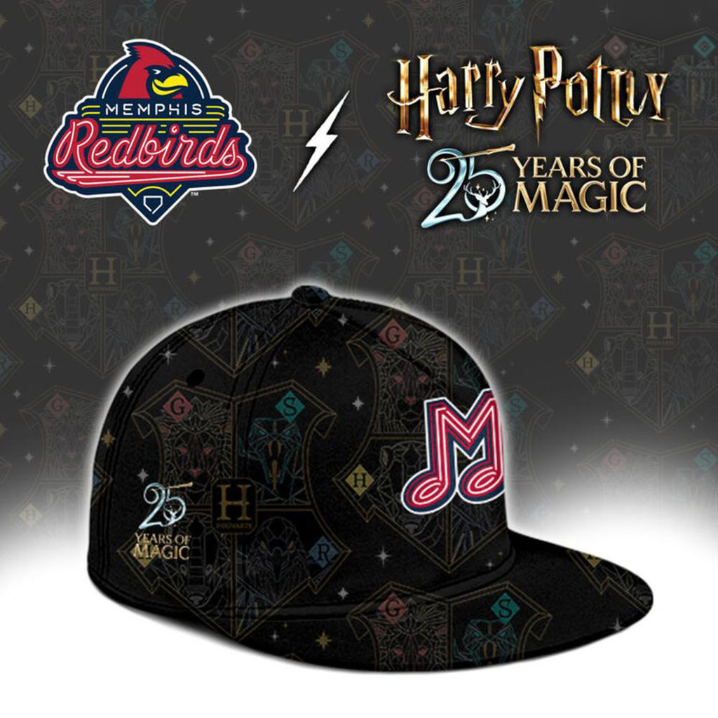 Memphis Redbirds Harry Potter Night Snapback Hat Memphis Redbirds Merch Best Gift For Fans