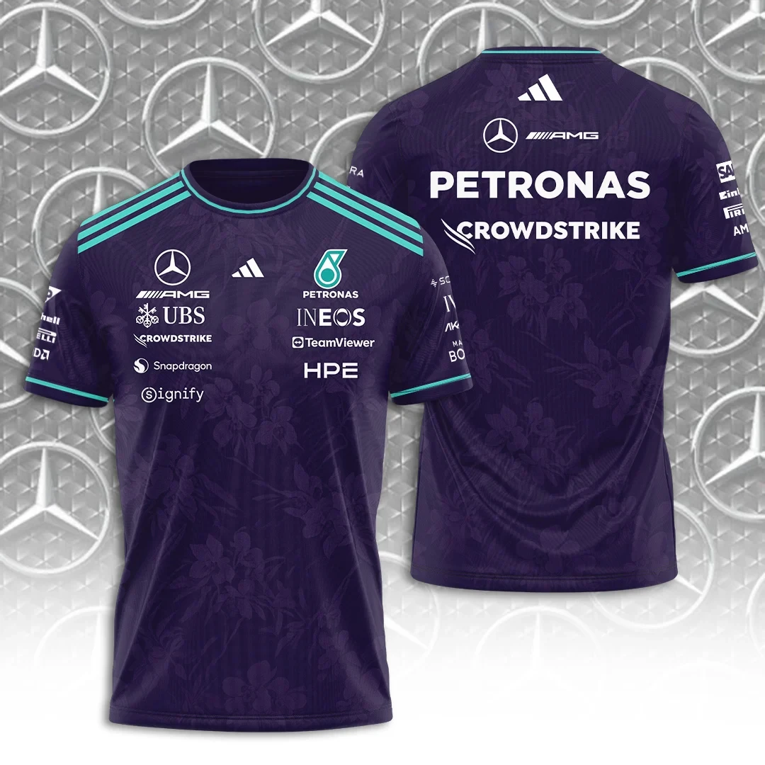 Merc AMG Petronas F1 Team Vanda Bloom 2026 Shirt Formula 1 Racing Shirt Gifts For Fans
