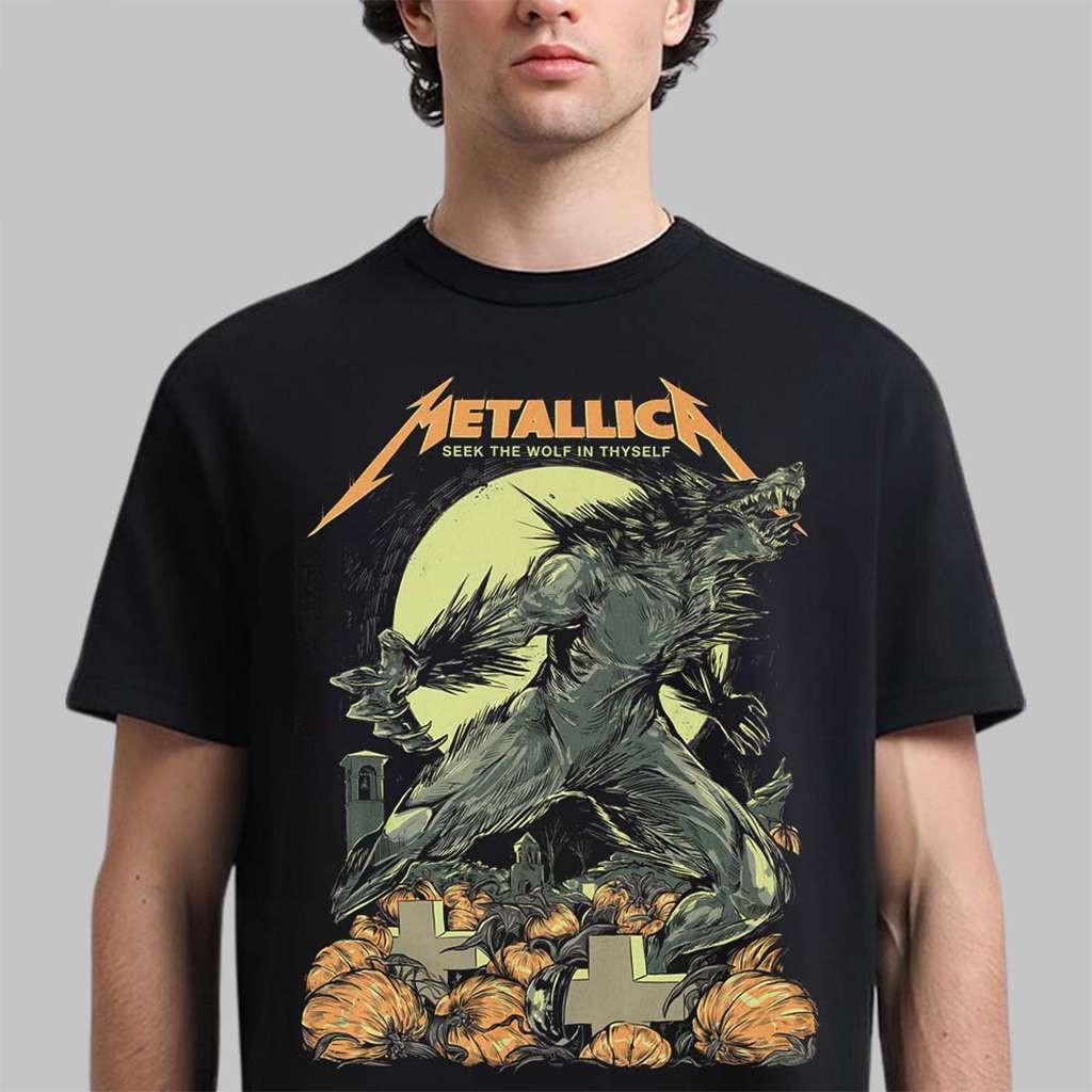 Metallica 2026 Halloween X Wolfskulljack The Werewolf T-Shirt Metallica Merch Fans Gifts