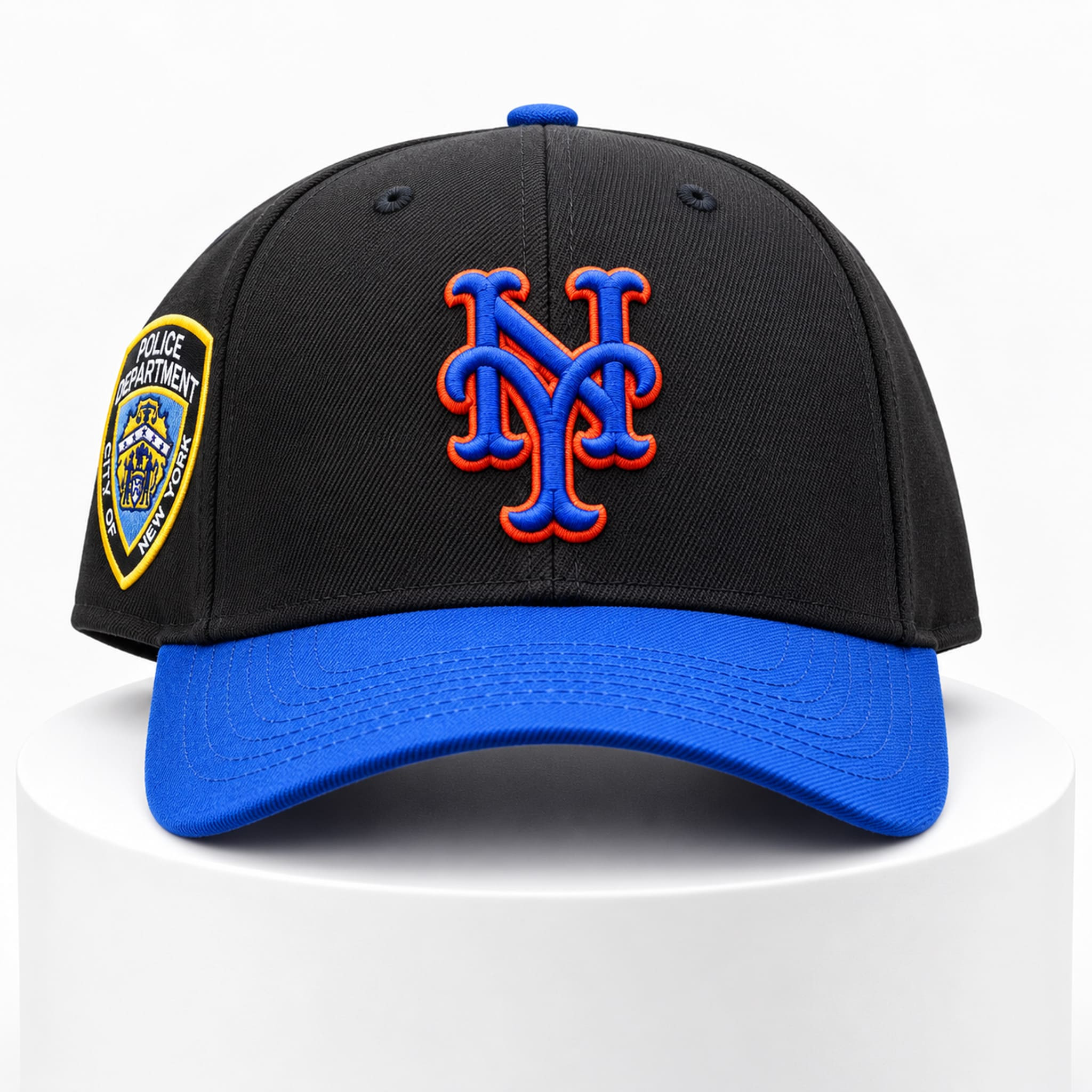 Mets NYPD Patch Hat 2026 Embroidered New York Mets Merch Gifts For Baseball Lovers Mets NYPD Patch Hat 2026 Embroidered New York Mets Merch Gifts For Baseball Lovers